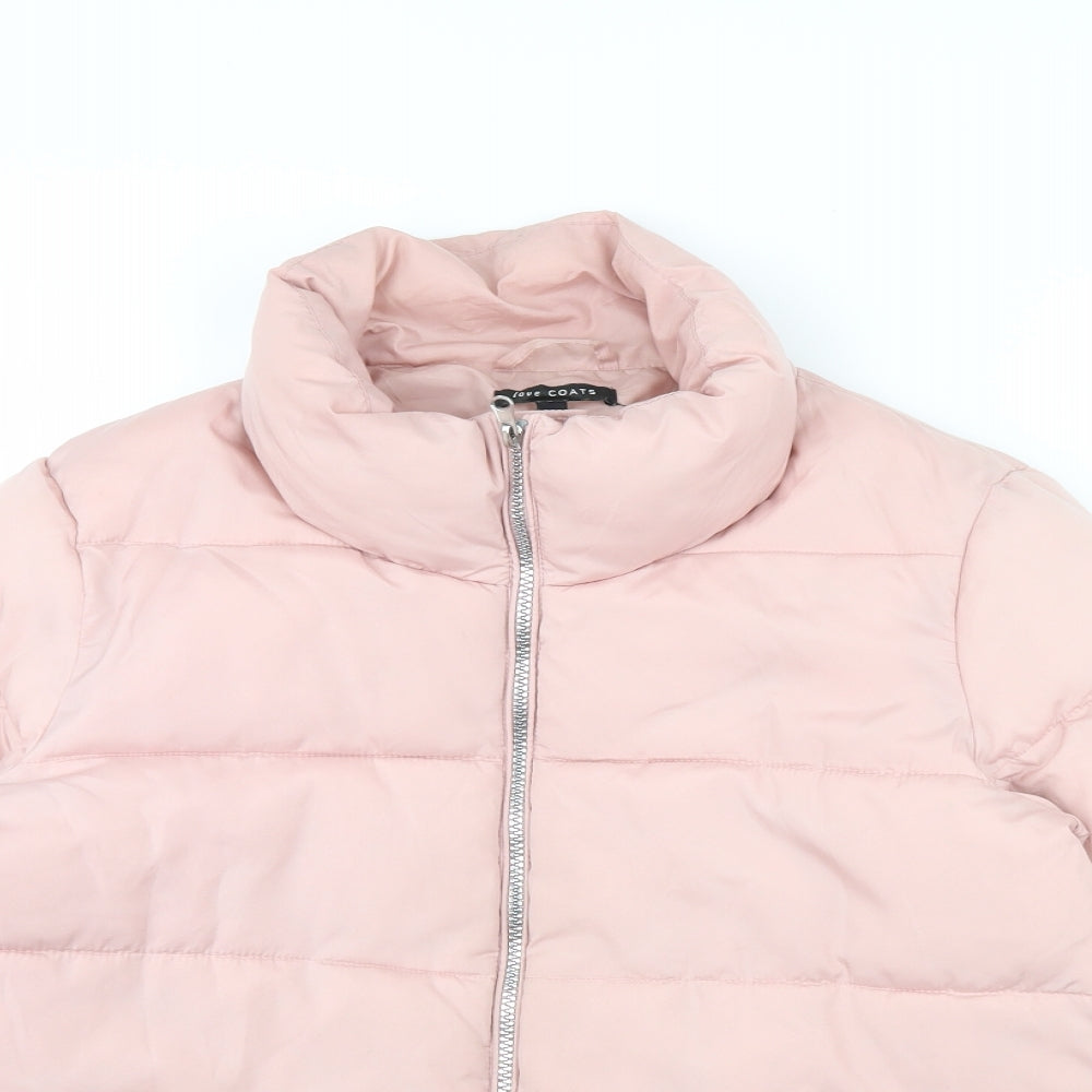 Love Coats Womens Pink   Rain Coat Coat Size 12