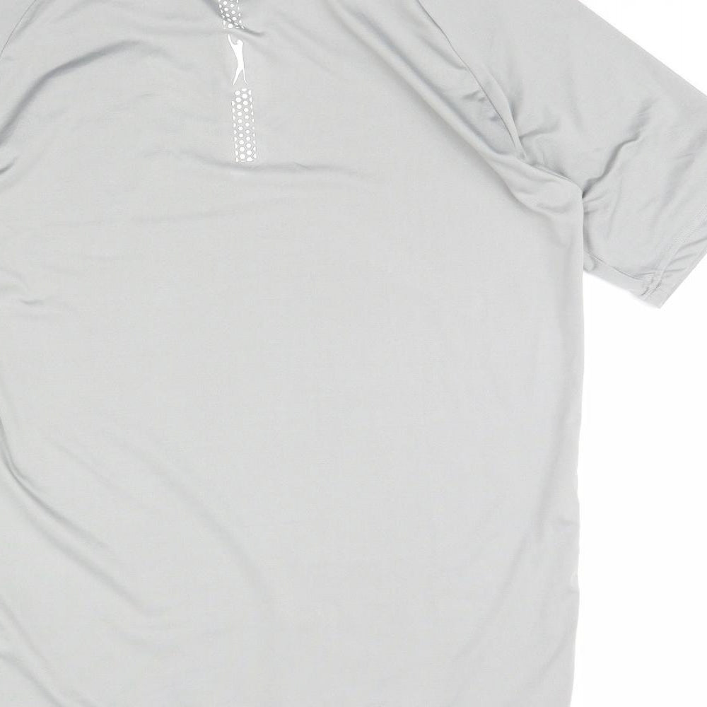 Slazenger Mens Grey    Polo Size L