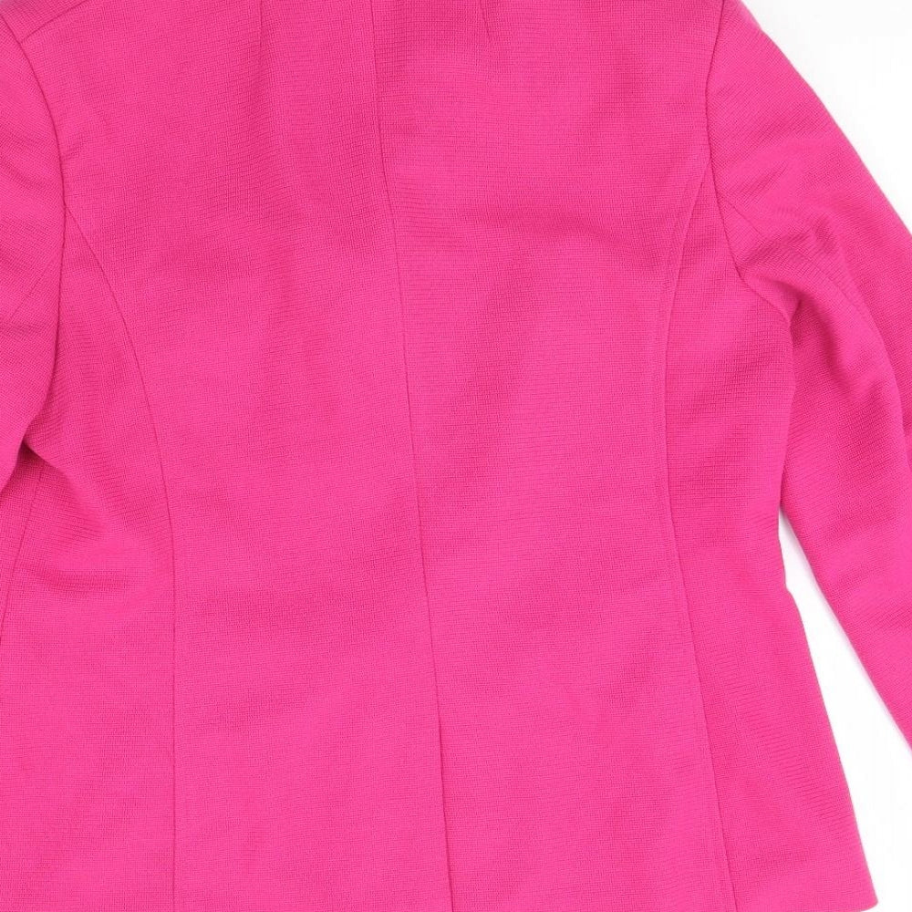 Laura Ashley Womens Pink   Jacket  Size 14  - Shoulder Pads