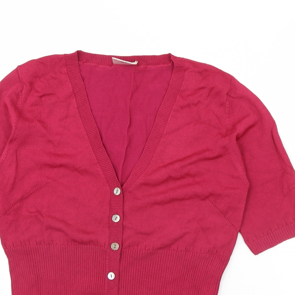 NEXT Womens Pink   Cardigan Jumper Size 12