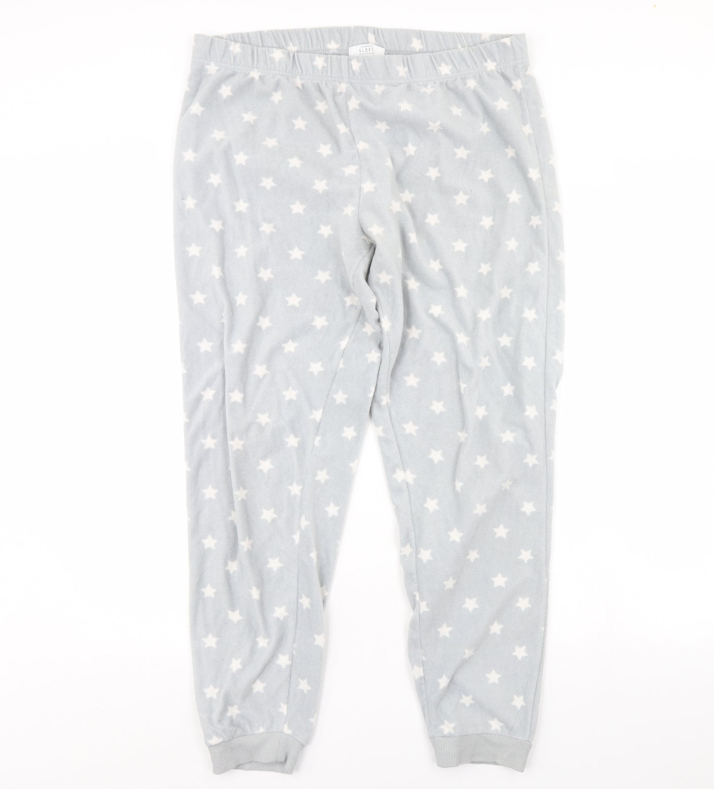 Debenhams Womens Grey Solid  Cami Pyjama Pants   - Star pattern