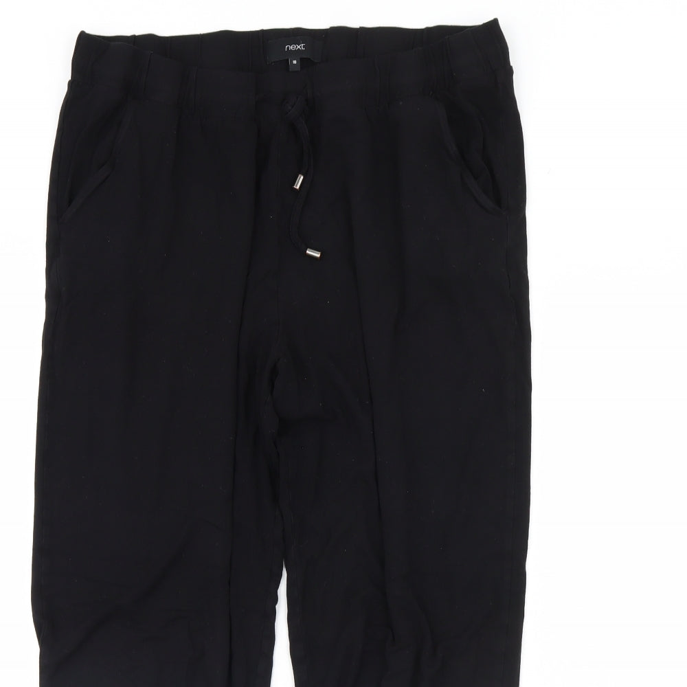 NEXT Womens Black   Trousers  Size 18 L29 in