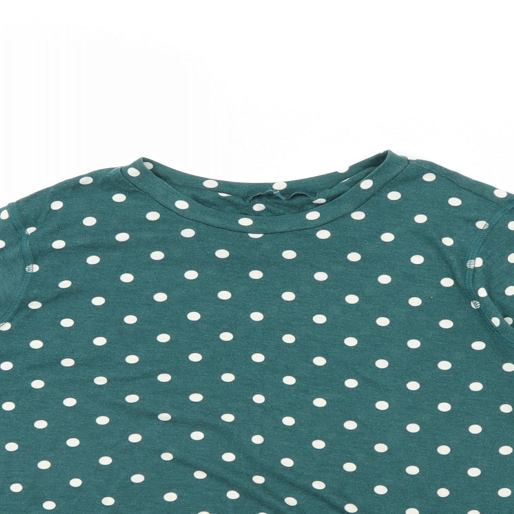NEXT Womens Green Polka Dot  Pullover Jumper Size 18