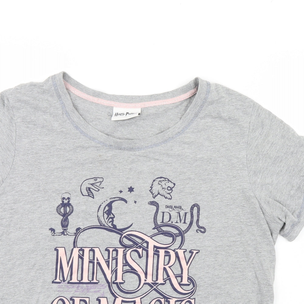 TU Womens Grey Solid  Cami Pyjama Top Size 14  - Harry Potter