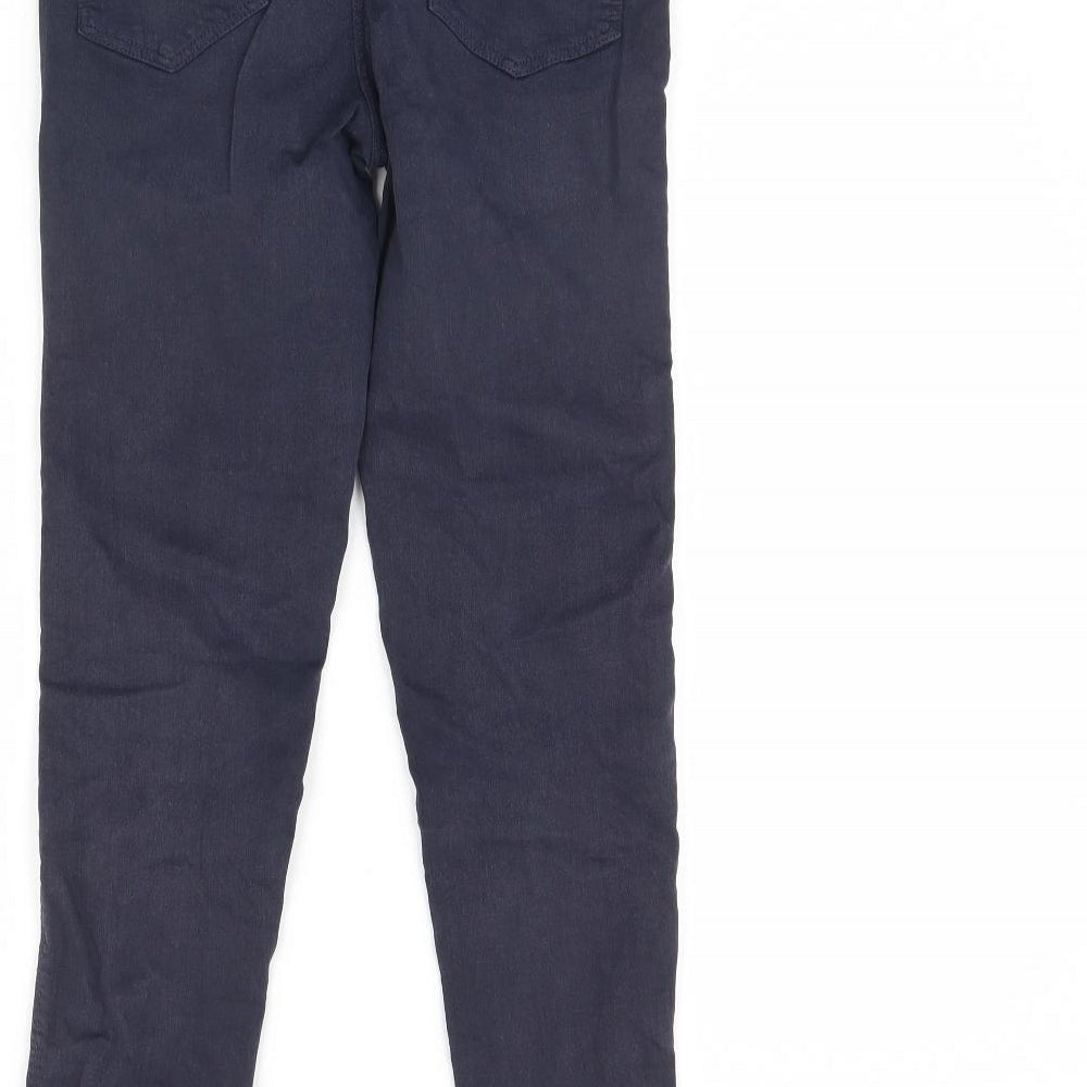 m&s Womens Blue  Denim Skinny Jeans Size 8 L28 in