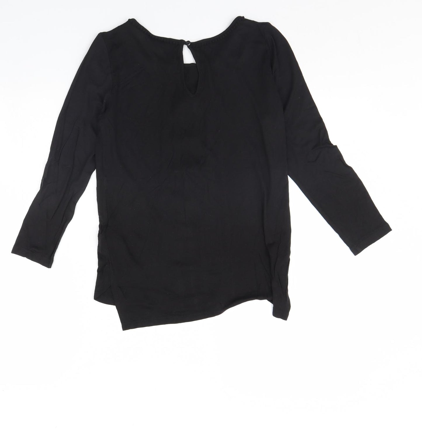 H&M Womens Black   Basic Blouse Size XS