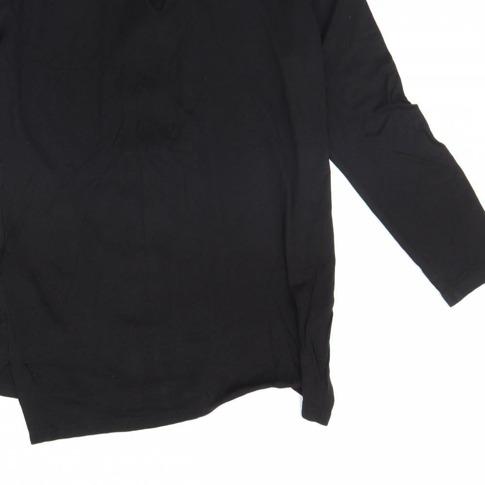H&M Womens Black   Basic Blouse Size XS