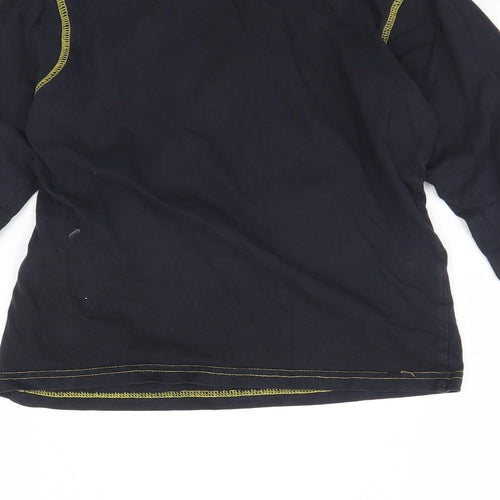 Character Boys Black Solid   Pyjama Top Size 9 Years  - Avengers