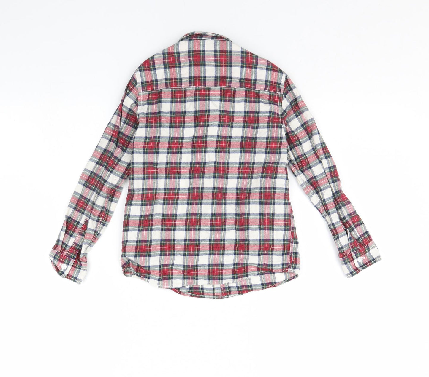 NEXT Boys Red Check  Basic Button-Up Size 5 Years