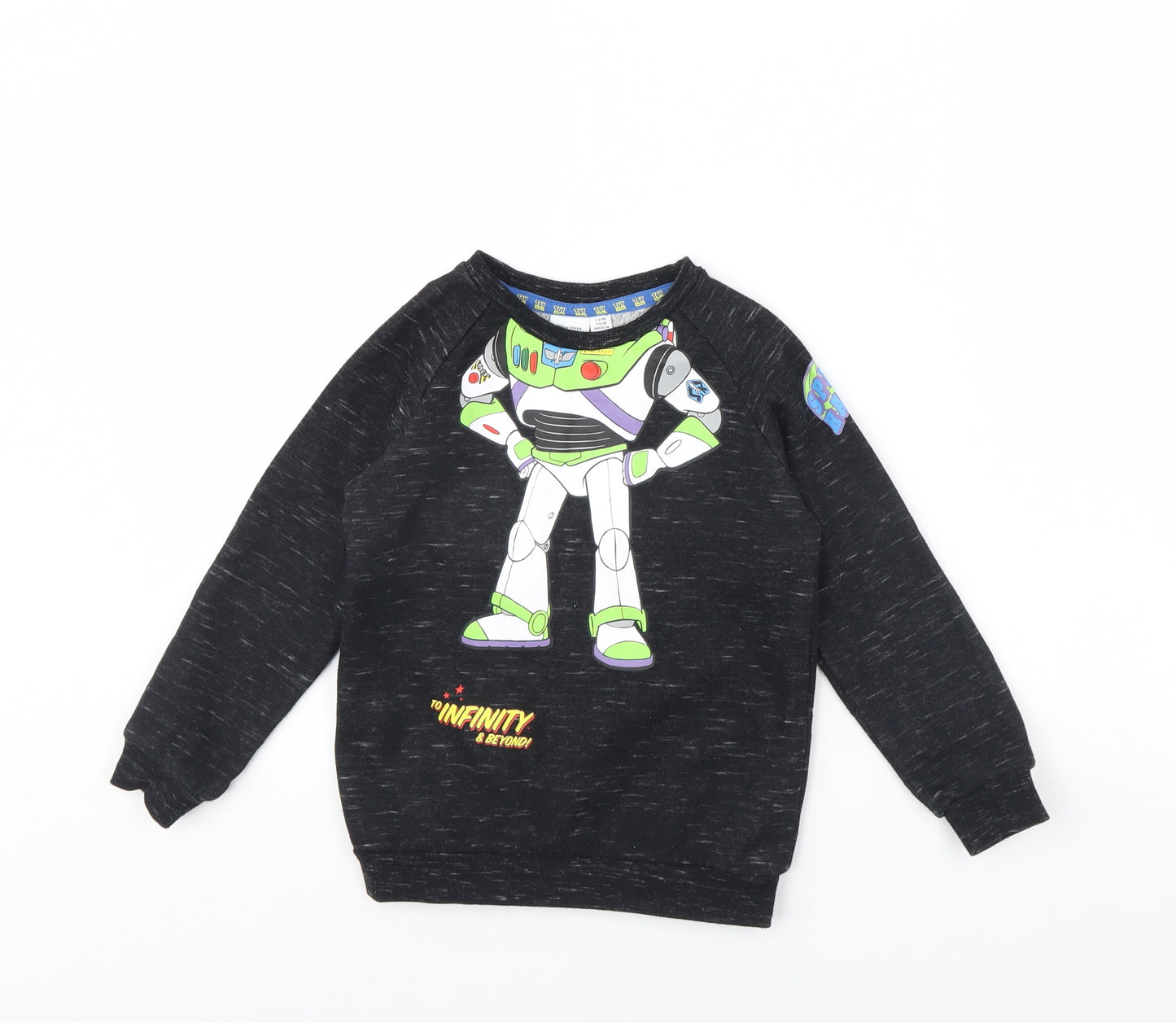 Disney Boys Black   Pullover Jumper Size 5 Years  - Toy Story