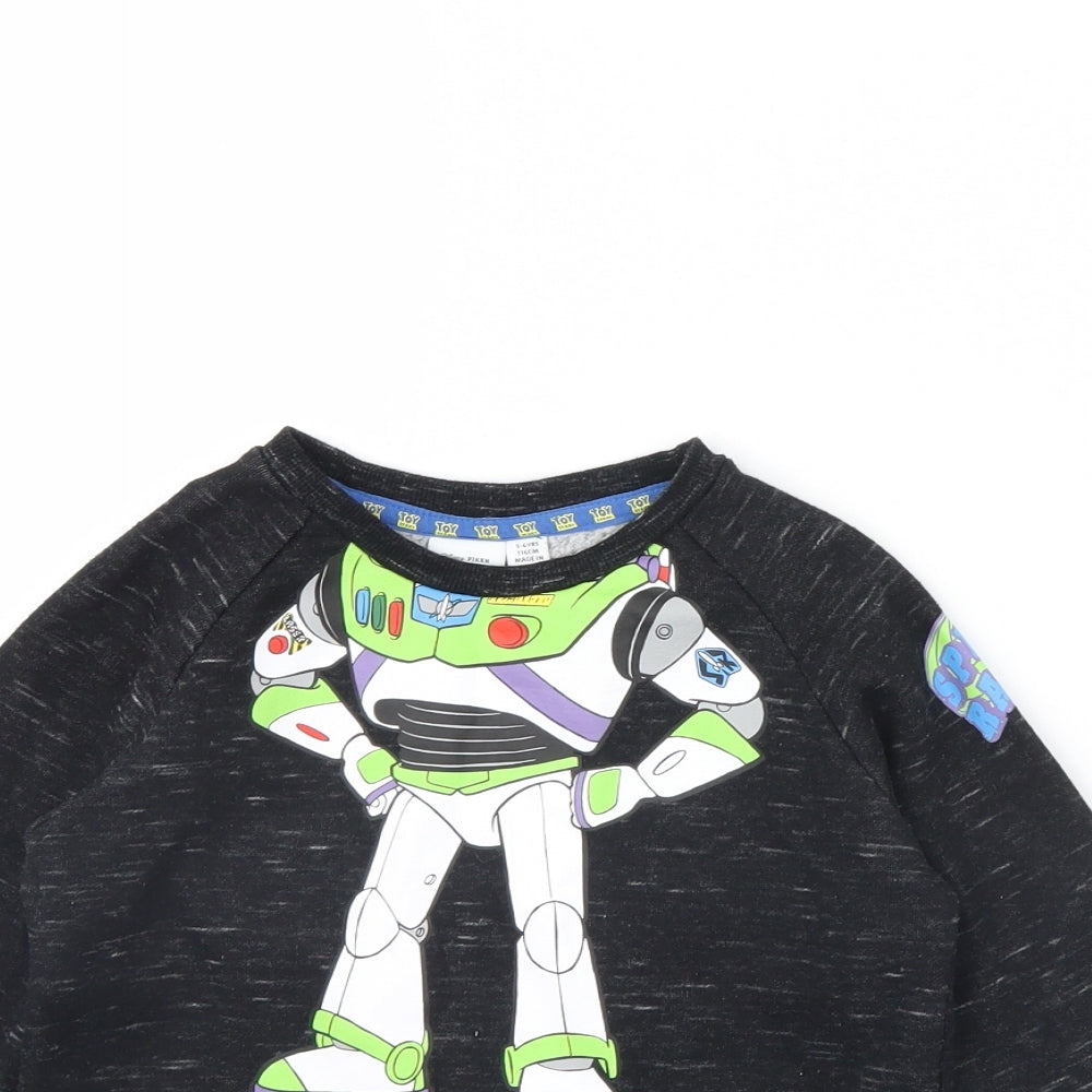 Disney Boys Black   Pullover Jumper Size 5 Years  - Toy Story