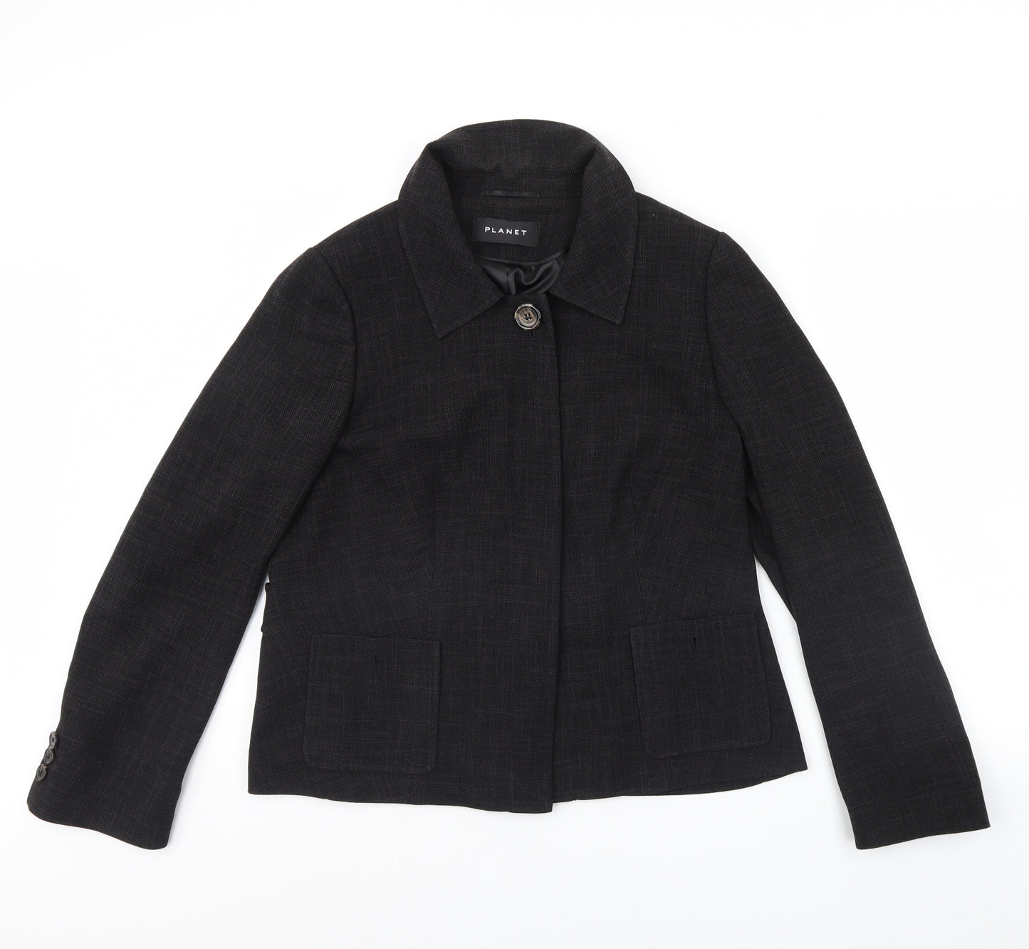 planet Womens Black   Jacket  Size 16