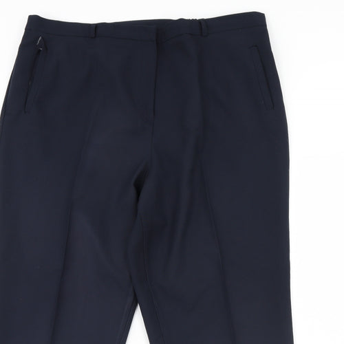 BHS Womens Blue   Trousers  Size 20 L30 in