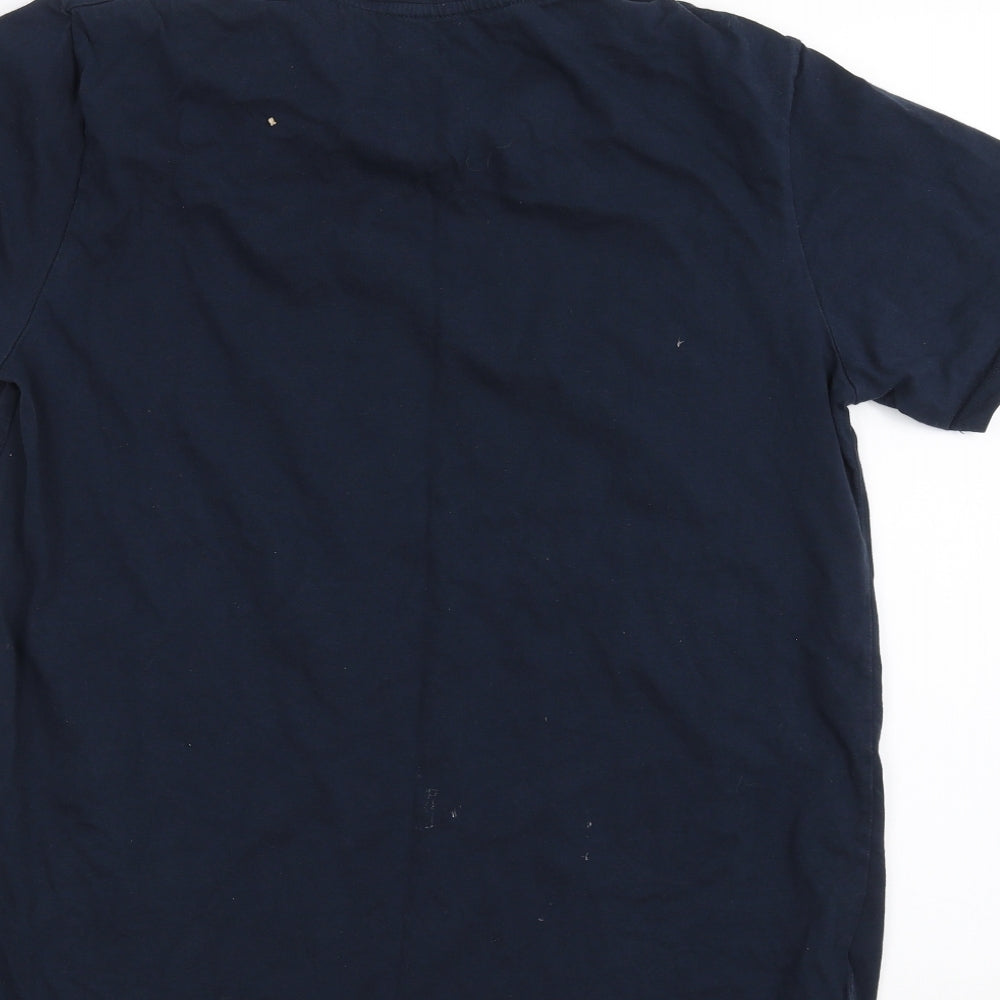 Jeff Banks Mens Blue    T-Shirt Size L