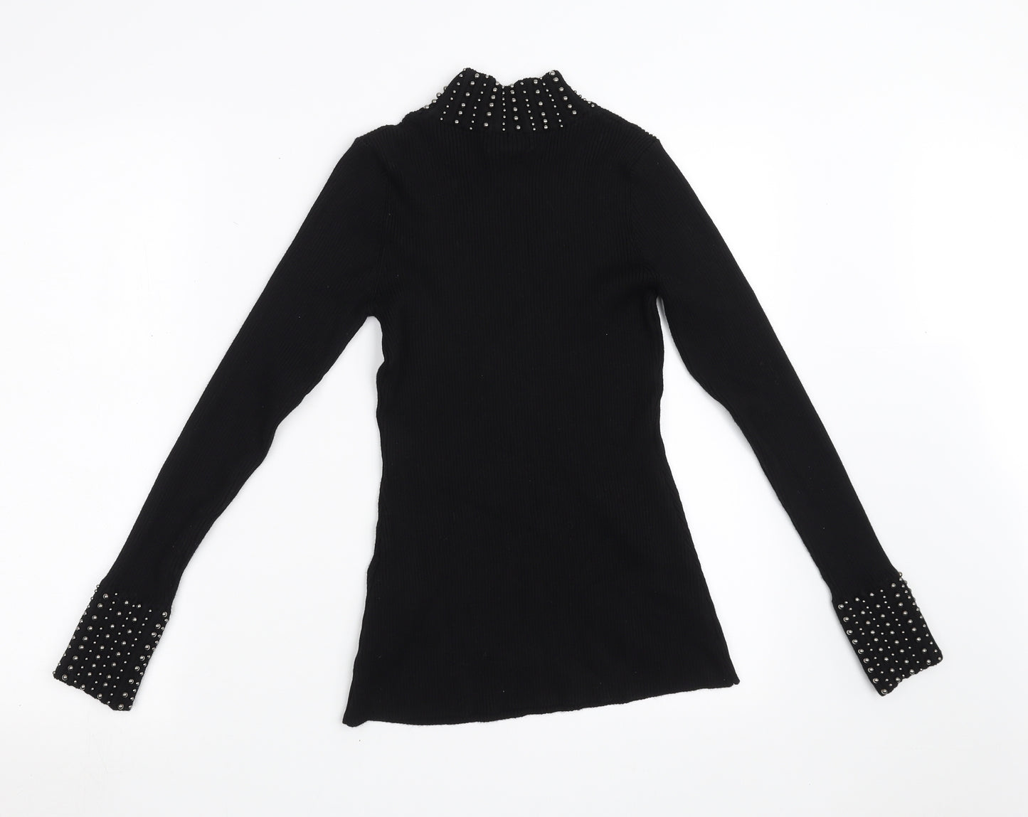 New Look Womens Black   Pullover Hoodie Size 12