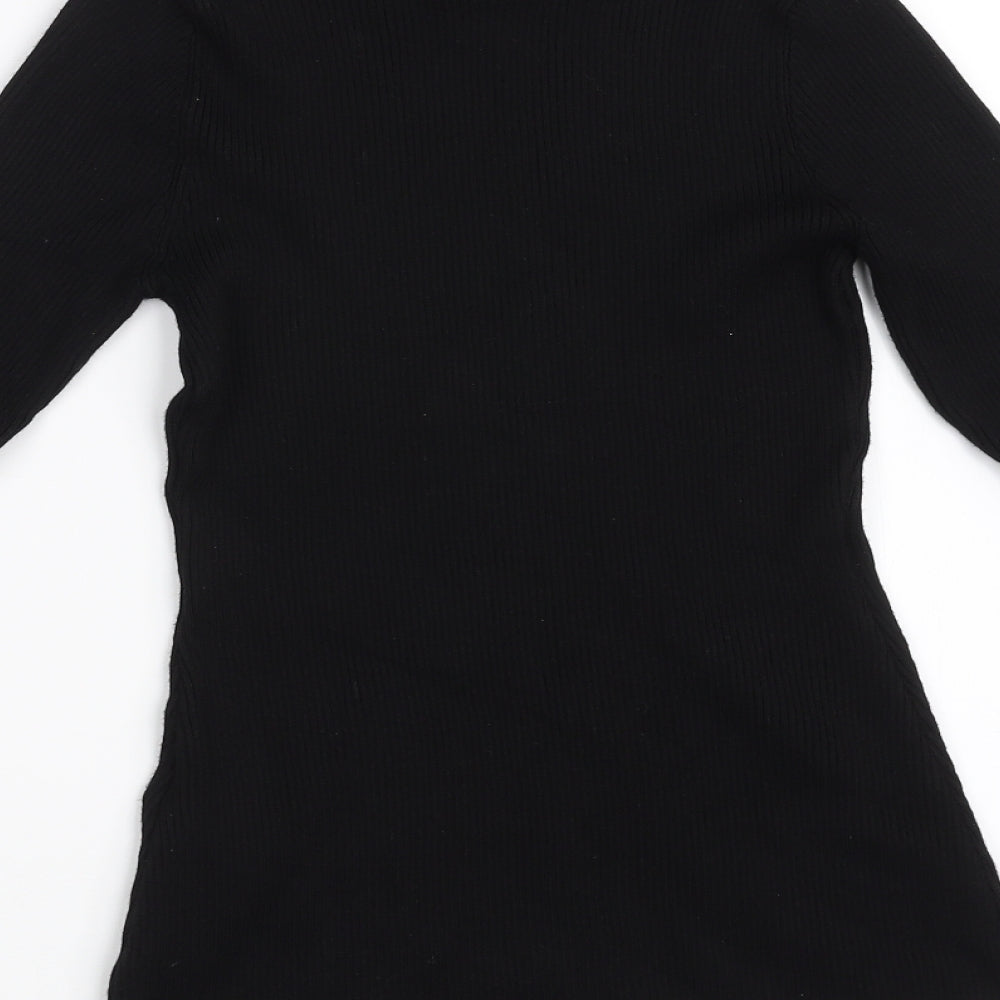 New Look Womens Black   Pullover Hoodie Size 12