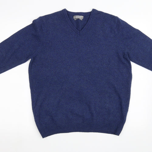 Marks and Spencer Mens Blue   Pullover Sweatshirt Size L