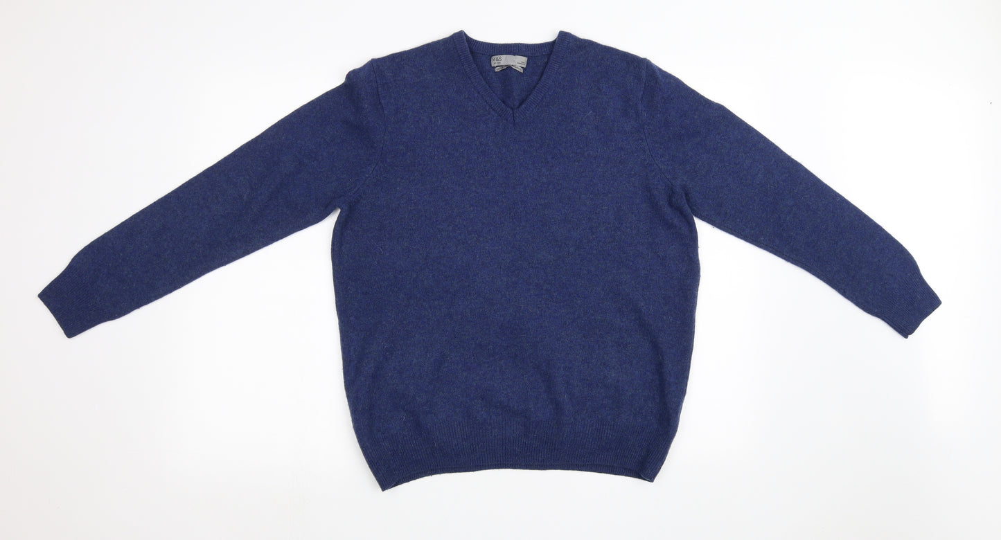 Marks and Spencer Mens Blue   Pullover Sweatshirt Size L