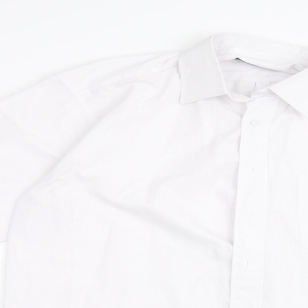 Tom Hagan Mens White    Polo Size 15.5