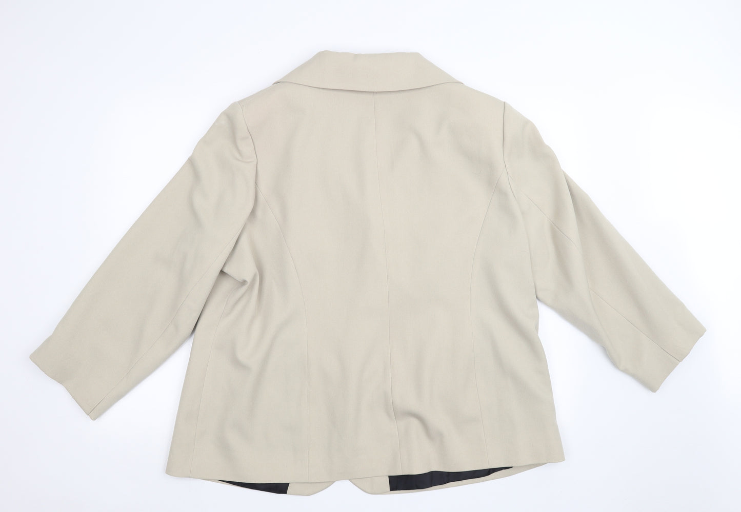 Waredrobe Womens Beige   Jacket Blazer Size 22