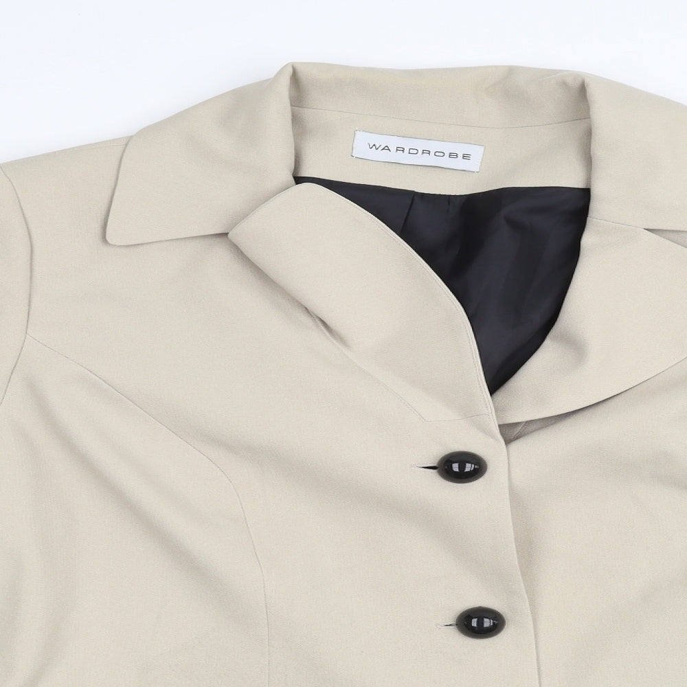 Waredrobe Womens Beige   Jacket Blazer Size 22