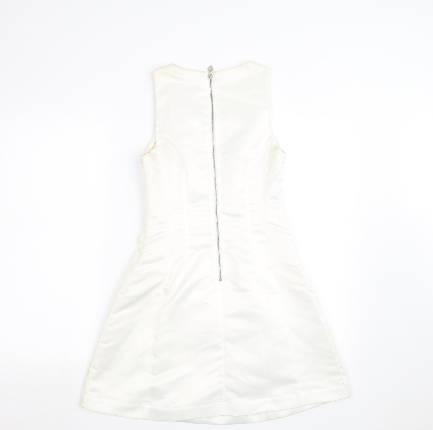 Lipsy Womens White   A-Line  Size 8