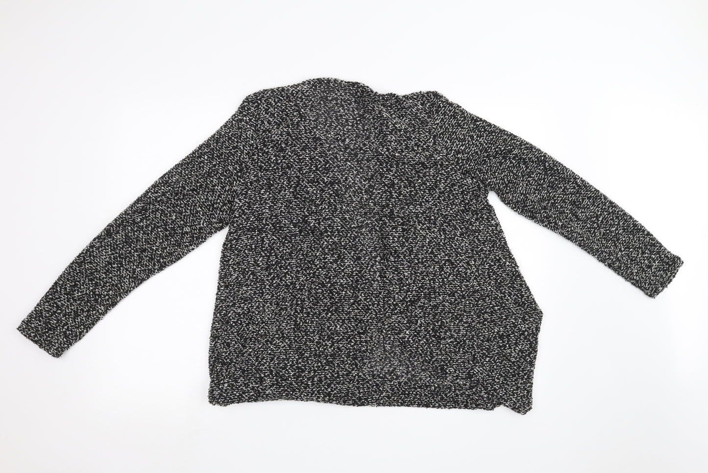 Dorothy Perkins Womens Black Check  Cardigan Jumper Size 14