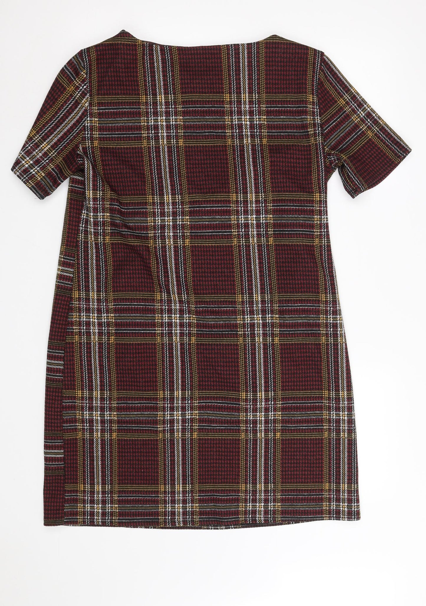 Dorothy Perkins Womens Red Check  A-Line  Size 14