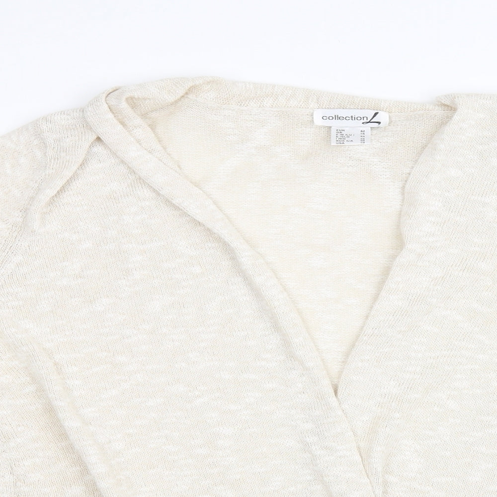 Collections Womens White   Cardigan Jumper Size 16