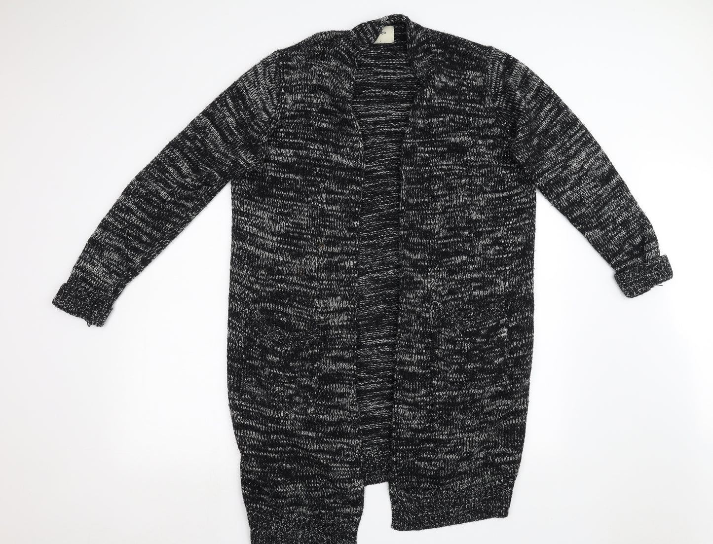 Matalan Womens Grey  Knit Cardigan Jumper Size 16