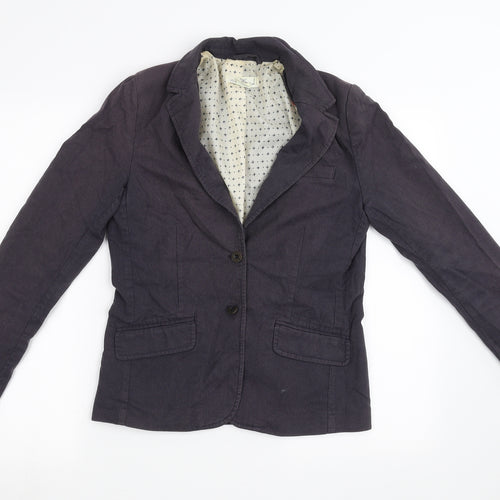 H&M Womens Blue   Jacket Blazer Size 8