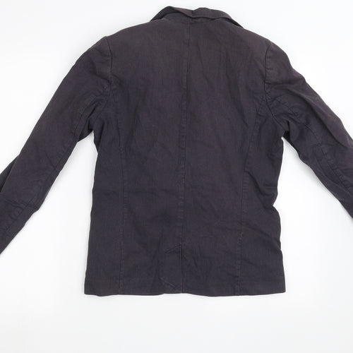 H&M Womens Blue   Jacket Blazer Size 8