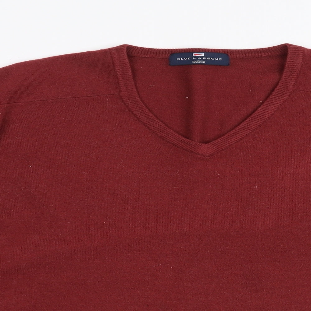 Mark Shale Mens Red  Knit Pullover Sweatshirt Size 2XL