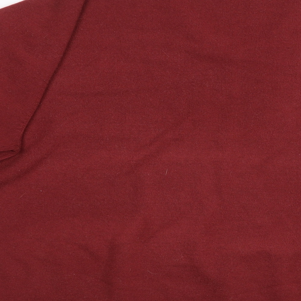 Mark Shale Mens Red  Knit Pullover Sweatshirt Size 2XL