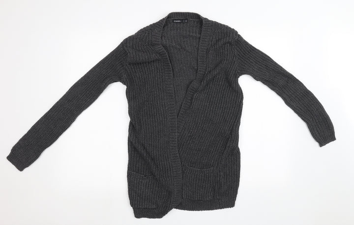 ESMARA Womens Grey  Knit Cardigan Jumper Size 12