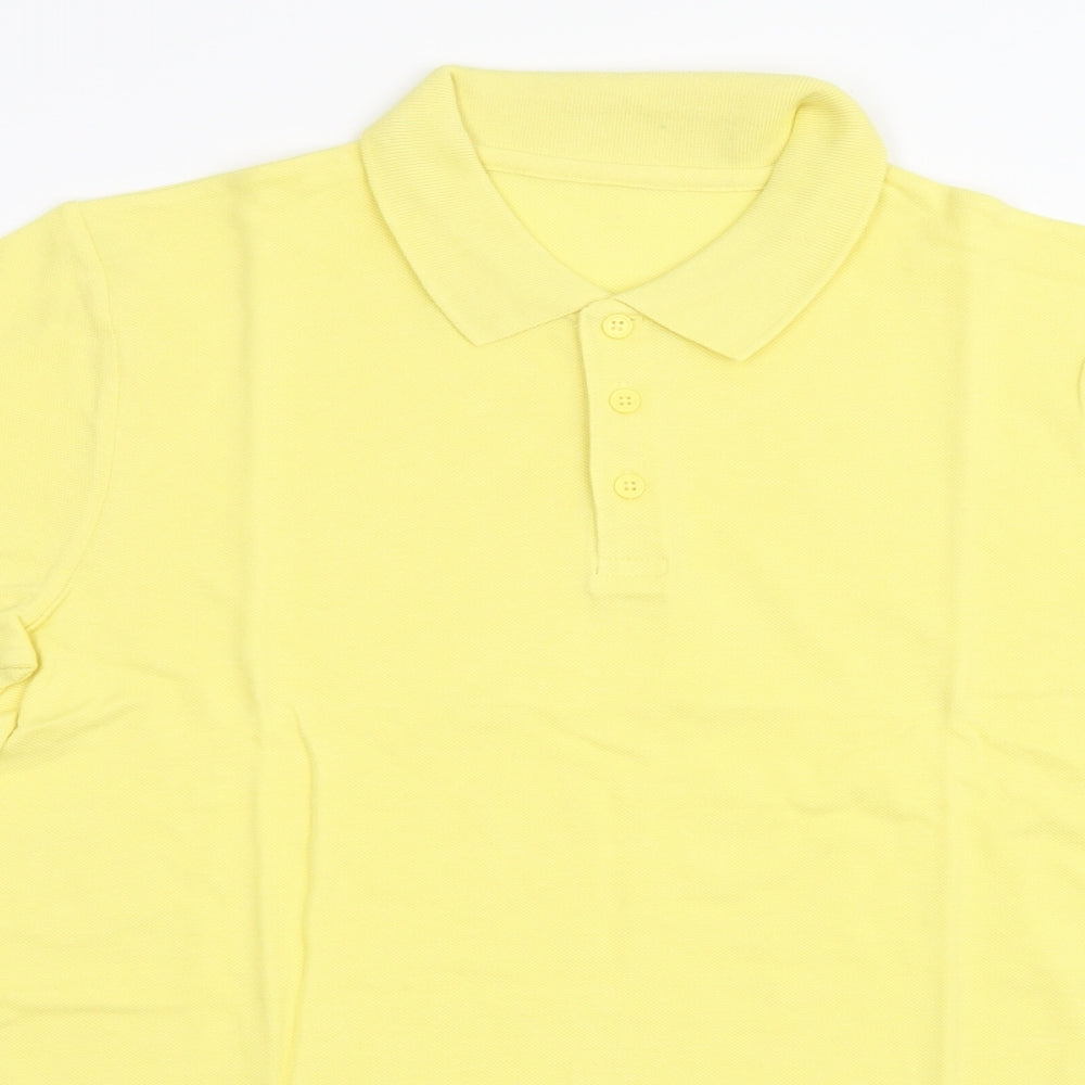 Matalan Boys Yellow   Basic T-Shirt Size 13-14 Years  - school wear