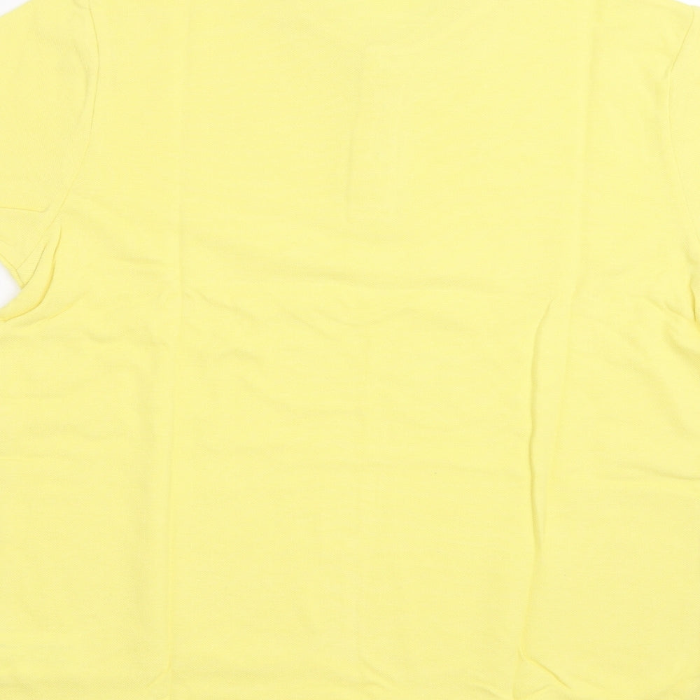Matalan Boys Yellow   Basic T-Shirt Size 13-14 Years  - school wear