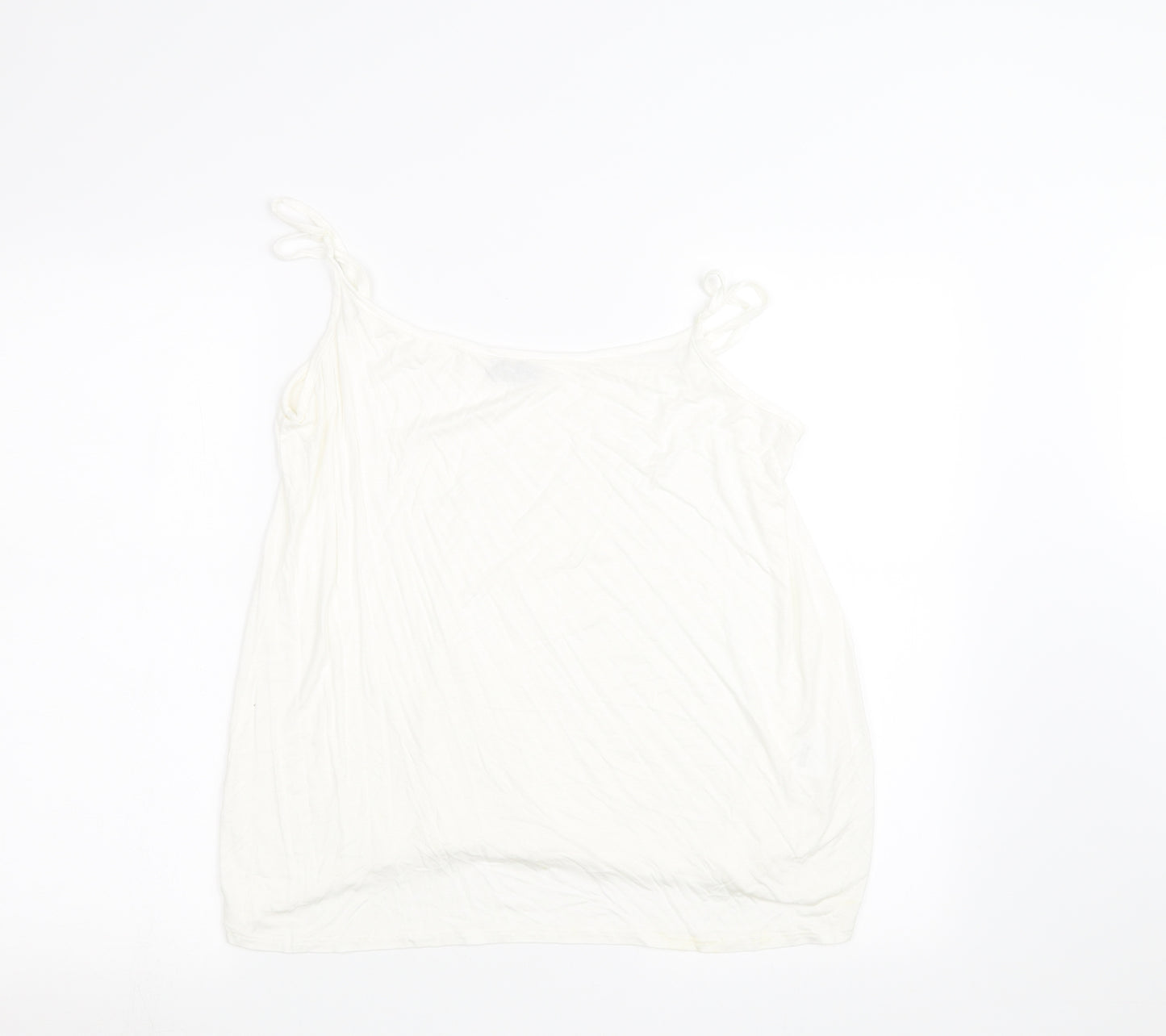 CMD Womens White   Basic Tank Size 16