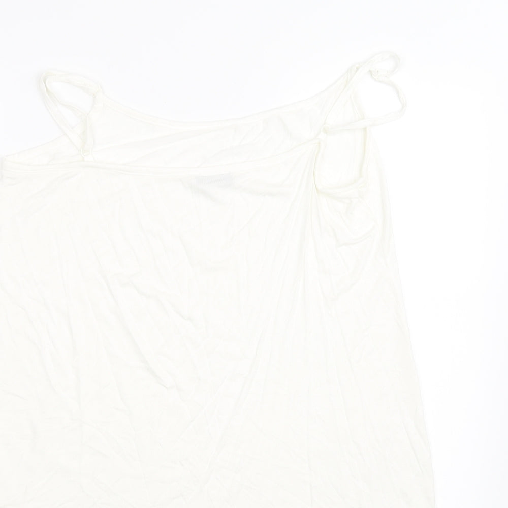 CMD Womens White   Basic Tank Size 16