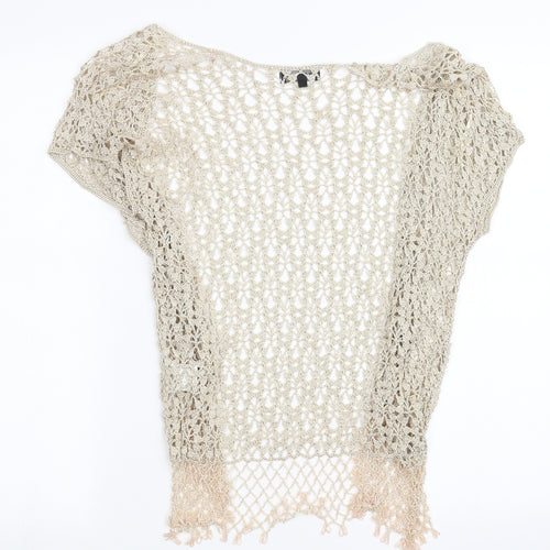 Sky designs Womens Beige   Cardigan Jumper Size XS