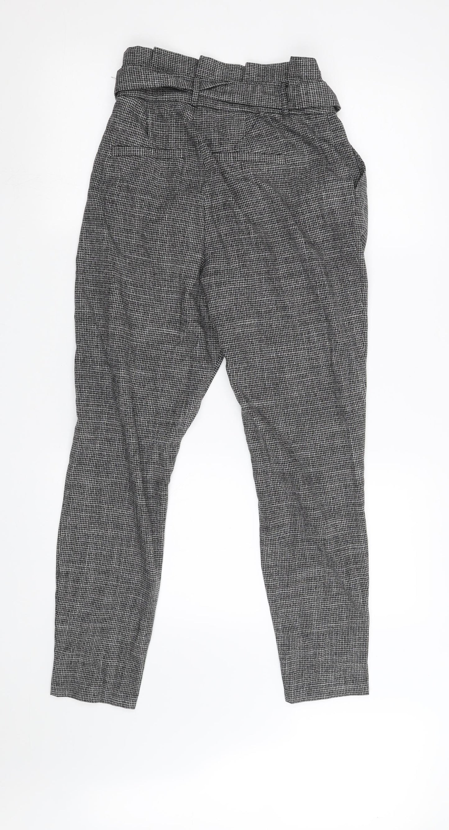 VERO MODA Womens Black Check  Trousers  Size XS L28 in