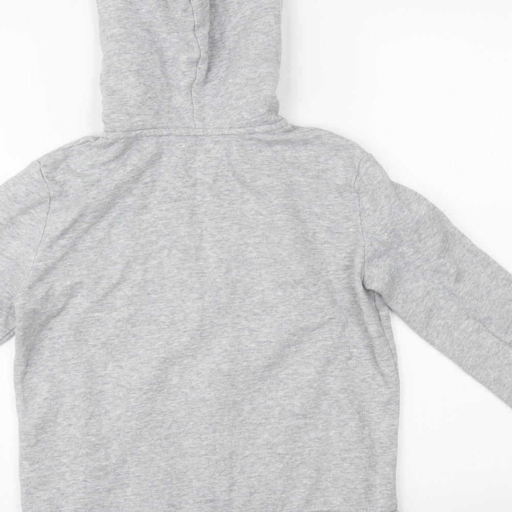 H&M Girls Grey   Pullover Hoodie Size 8-9 Years