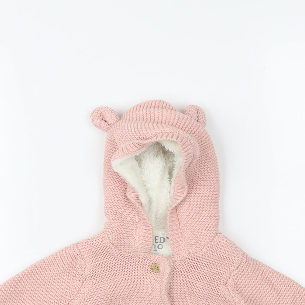 FRED & FLO Baby Pink   Basic Jacket Jacket Size 6-9 Months