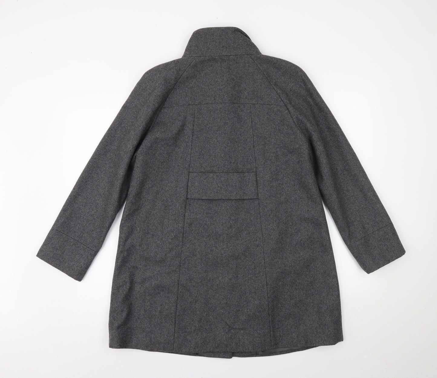 La Redoute Womens Grey   Overcoat Coat Size 14