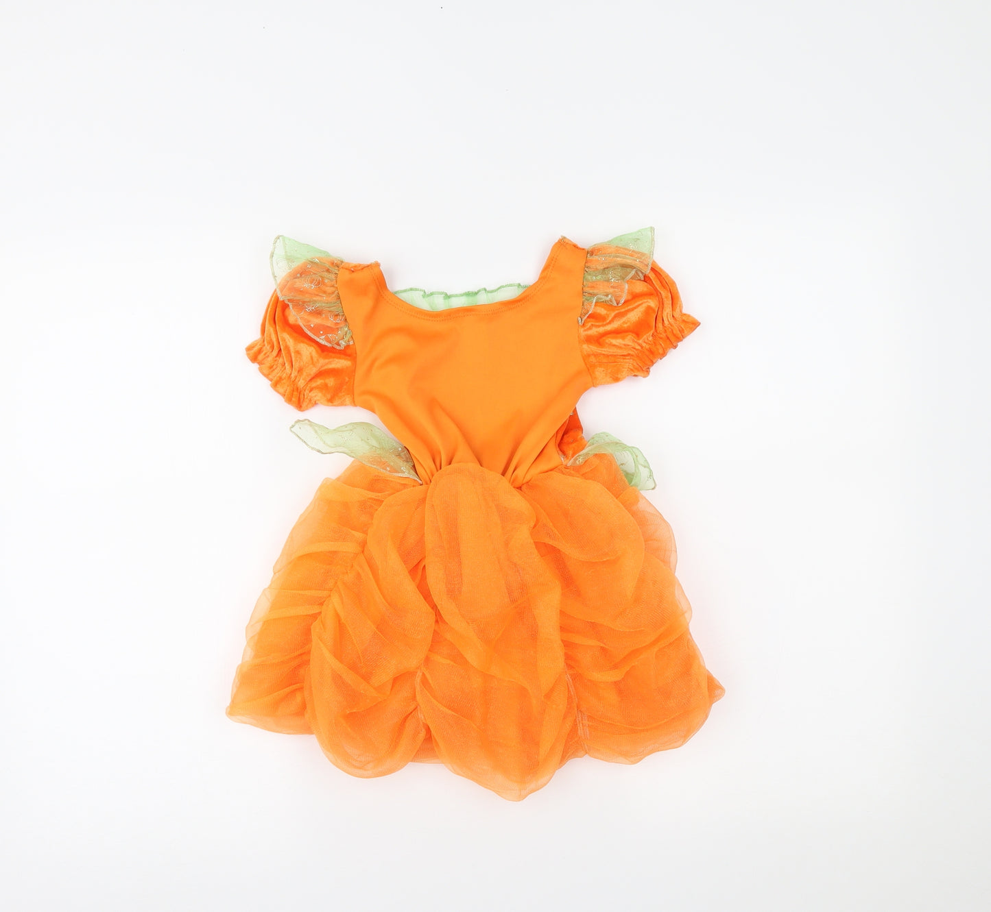George Girls Orange   Fit & Flare  Size 18-24 Months  - halloween