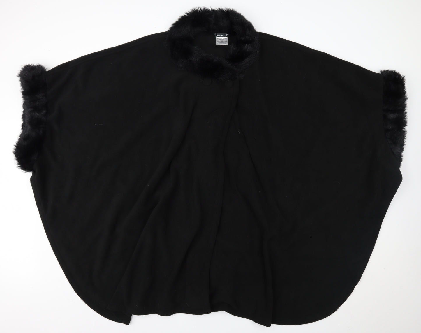 Bonmarché Womens Black    Poncho Size XL