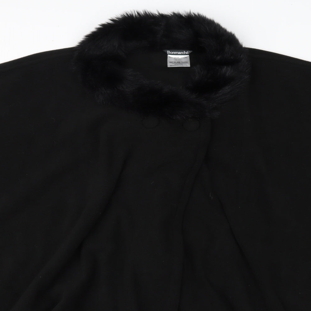 Bonmarché Womens Black    Poncho Size XL
