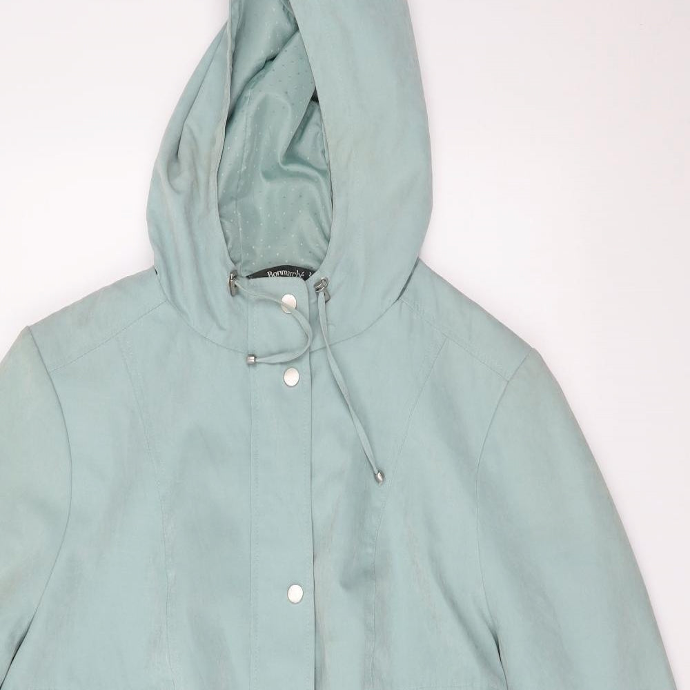 Bonmarché Womens Blue   Windbreaker Coat Size 24