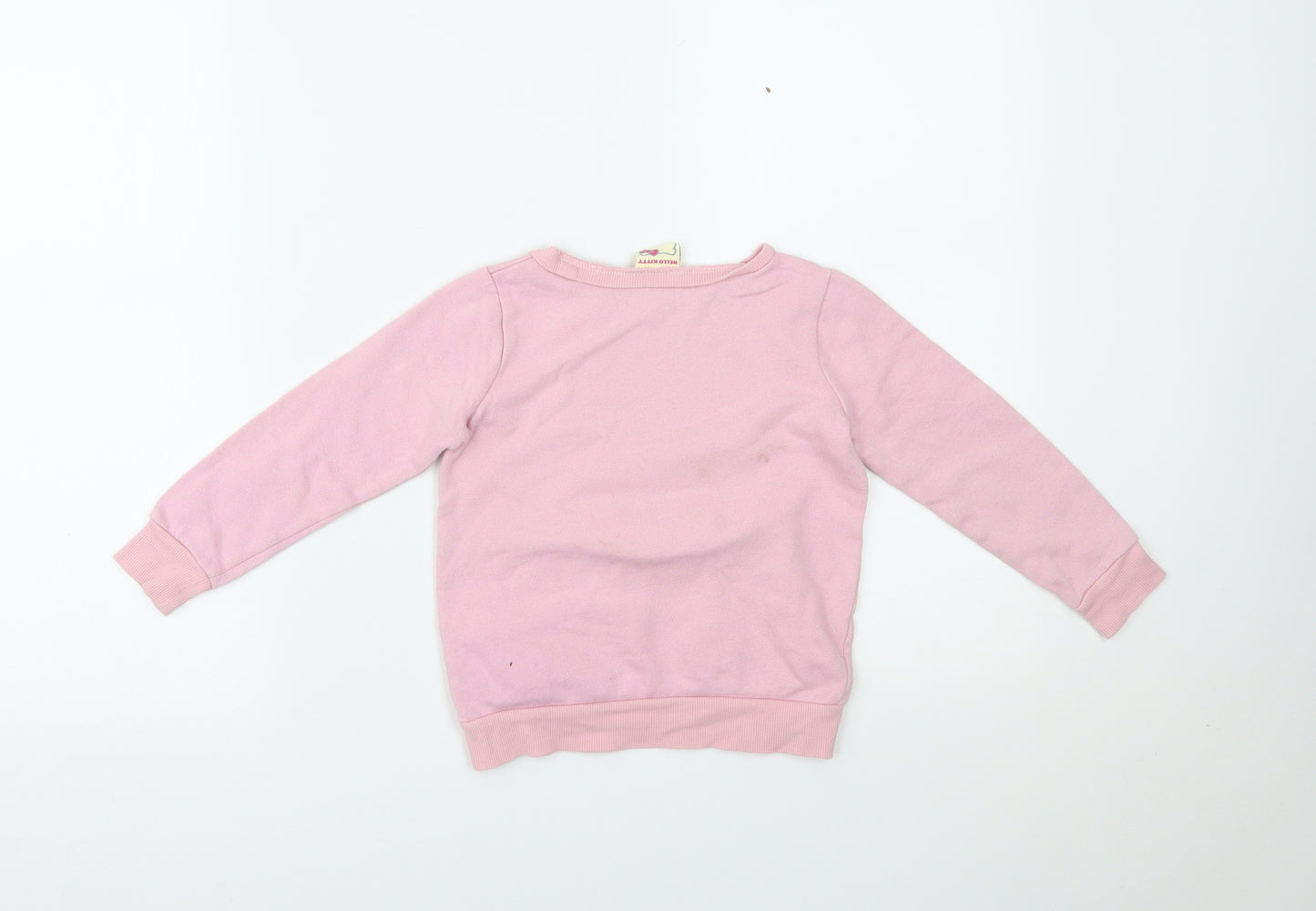 TU Girls Pink   Pullover Jumper Size 4 Years  - Hello Kitty