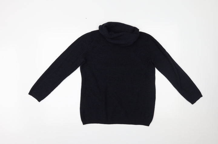 Monsoon Womens Blue Pullover Jumper Size S